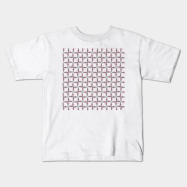 Modernist Pattern 1 Kids T-Shirt by Makanahele